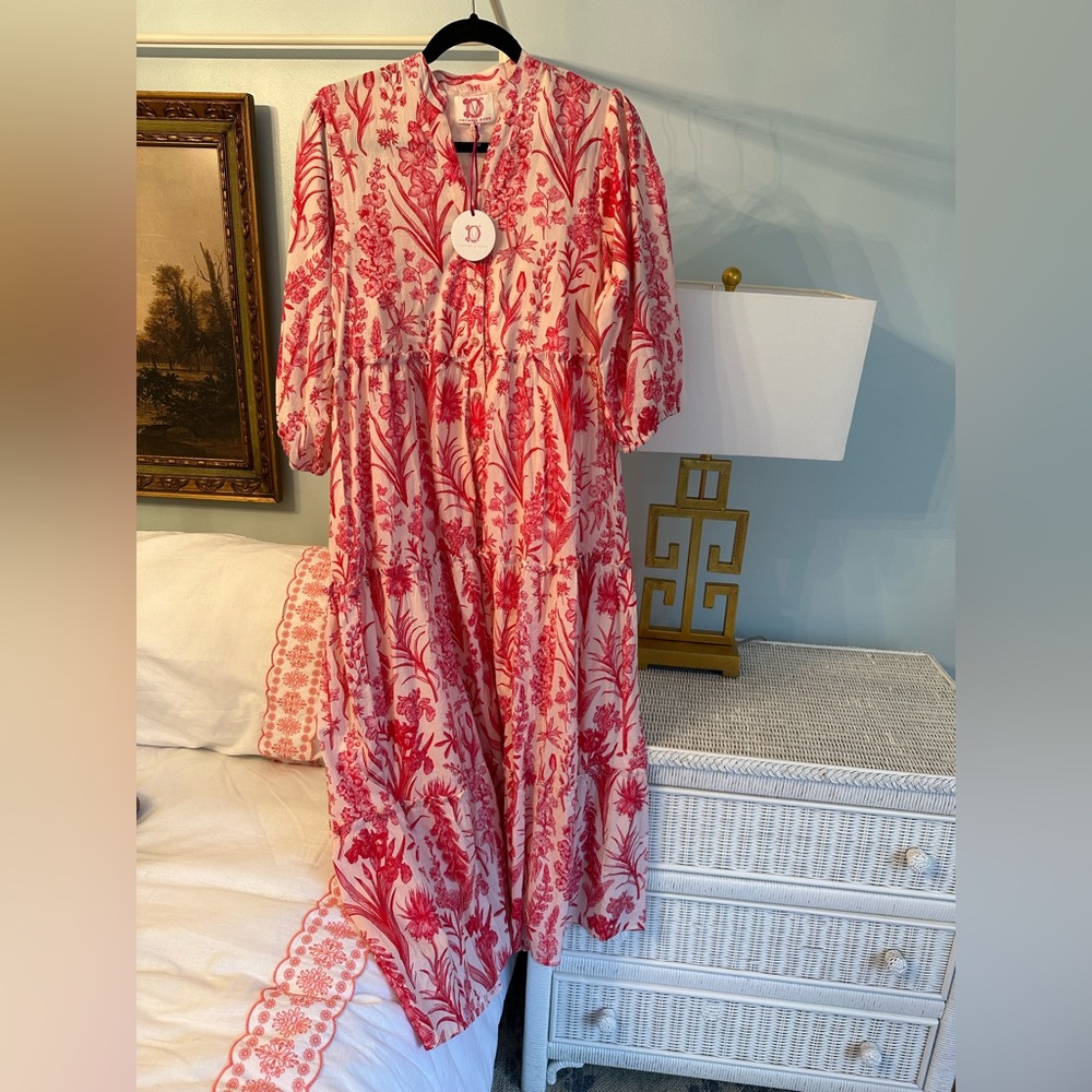 Victoria Dunn Size Small Wando Maxi in Botanical Oasis NWT